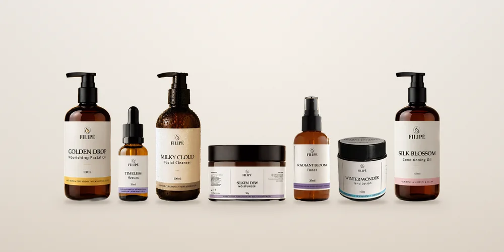 The Filipé weekly lineup: Golden Drop, Timeless, Milky Cloud, Silken Dew, Radiant Bloom, Winter Wonder and Silk Blossom